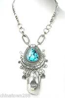 STUNNING TIBETAN TURQUOISE NECKLACE