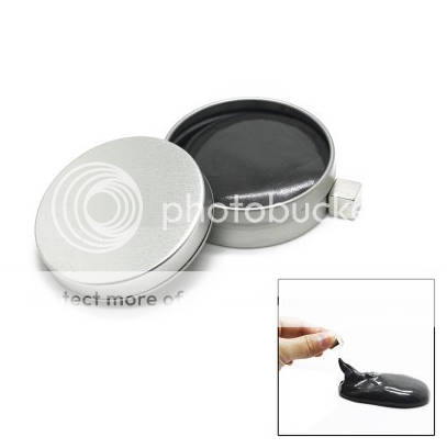 MK - 003 Creative Magnet Plasticine Toy Super Magnetic Bouncing Silly Putty Toy  -  INK PAINTING