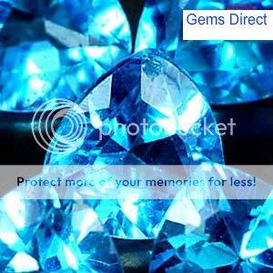 2.50 Ct. 5 Pcs. Natural Swiss Blue TOPAZ Brazil Gemstones - 100% Money back guarantee!!
