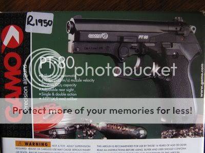 Gamo PT80 Air pistol, http://www.bidorbuy.co.za/seller/930652/ELLE07