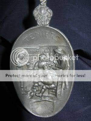 Antique Teniers Pewter spoon