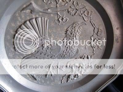 Antique Pewter Wall plate