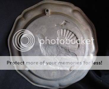 Antique Pewter Wall plate
