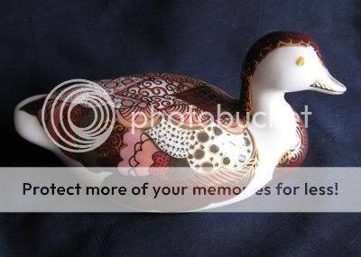 White fine Porcelain duck: Handpainted gold & enamel Imari pattern!, http://www.bidorbuy.co.za/seller/930652/ELLE07