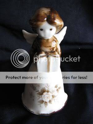 Porcelain Christmas Angel Bell