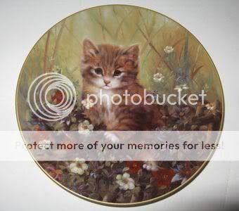 German porcealain,cat collectible,limited edition porcelain,Wolfgang Kaiser,Bradex