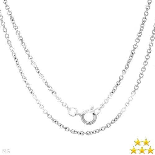 1.30g 10K White Gold Necklace