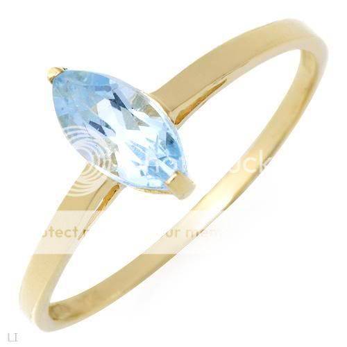 0.58ctw Topaz 1.00g 10K Yellow Gold Ring