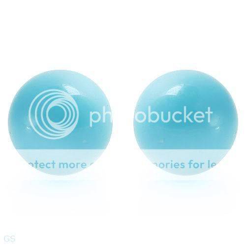 Turquoise 1.30g 10K Yellow Gold Earrings