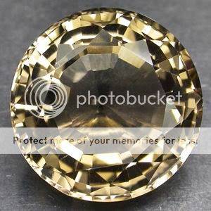 8.02CT. IF ~ NATURAL GOLDEN BROWN SMOKY QUARTZ ROUND