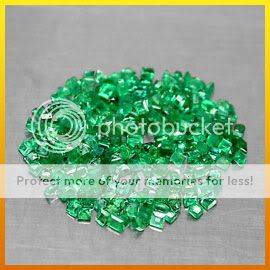 240Pcs**2.95Cts.***TOP COLOUR 1.0mm SQUARE CUT COLOMBIAN EMERALD LOT! - SEE ALL MY NEW ITEMS!