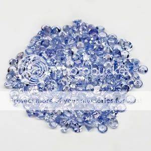 *155* PIECES**4.05Cts***1.70mm-1.80mm Violet Blue Tanzanite Rounds LOT - Winner Receives all 155 Pcs