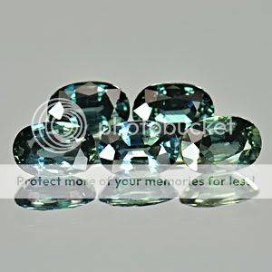 AMAZING!! 2.93Cts(5 Pieces)100% Natural Blue Green Sapphire LOT! - Don't miss out!!