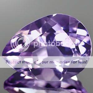 Flawless! 8.17Cts. Pear Cut Top Purple Amethyst Gemstone - Exact Photos Of Gemstone!