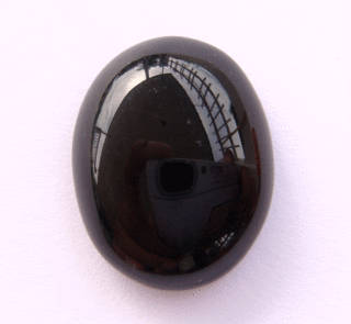 10.59Ct Dazzling AAA Oval Black Onyx Cabochon Cut Gemstone - EXCELLENT FOR JEWELRY