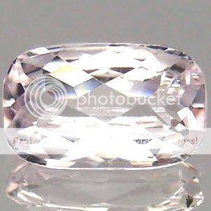 RARE 5.24ct Checkerboard Cut Natural Unheated Pink KUNZITE Gemstone from Afghanistan
