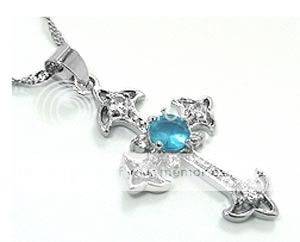 Beautiful CZ and 18kgp CROSS necklace *FREE SHIPPING*