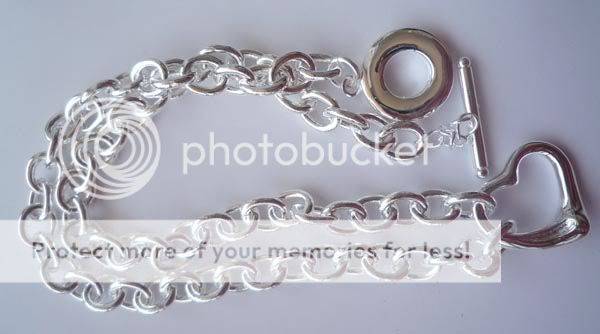 Stunning 925 Sterling Silver Open Heart Necklace