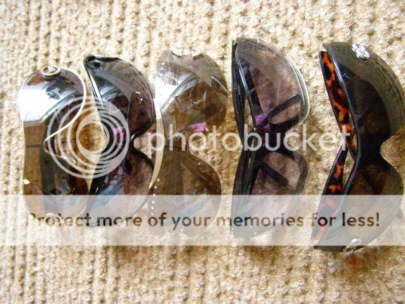 Lot of 5 different style sunglasses
