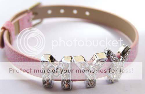 Stunning light pink PLAYBOY diamante bracelet!