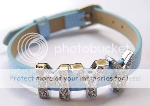 Stunning Blue Playboy diamante bracelet!