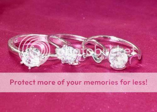 JOBLOT 3 STUNNING SILVER AND SIM DIAMOND RINGS!