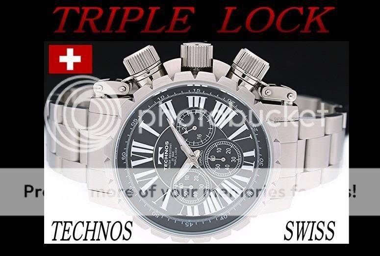 Technos XXL Triple Lock Chronograph - exclusiv -