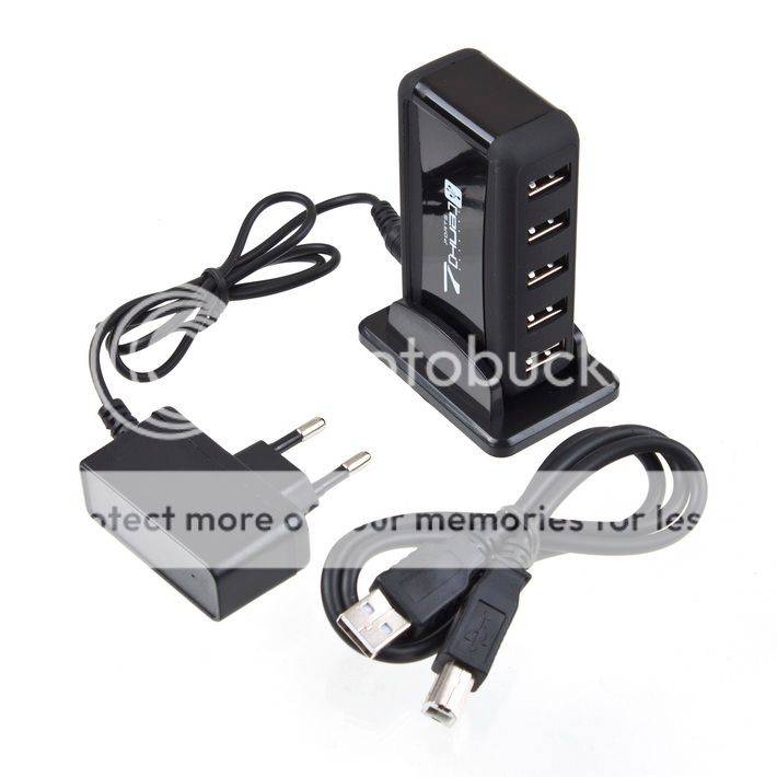 7 Port USB Hub with external power