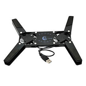HeatDefense Notebook Cooler Pad with2 Built-In Fans