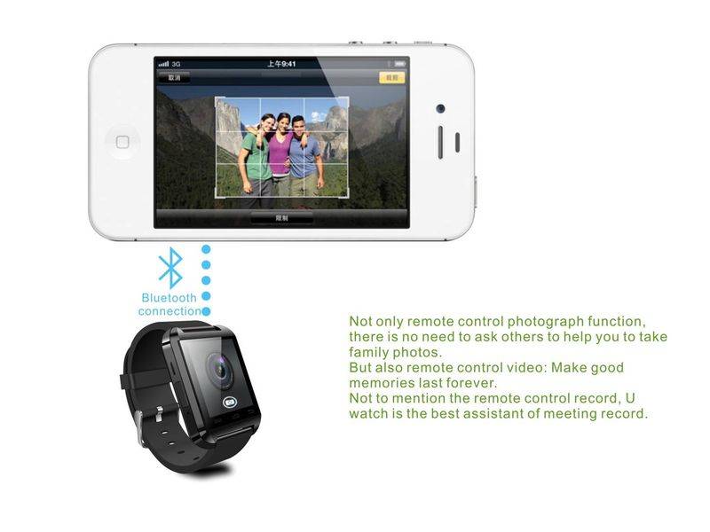 Fashion Sport Digital U8 Bluetooth Smart Watch