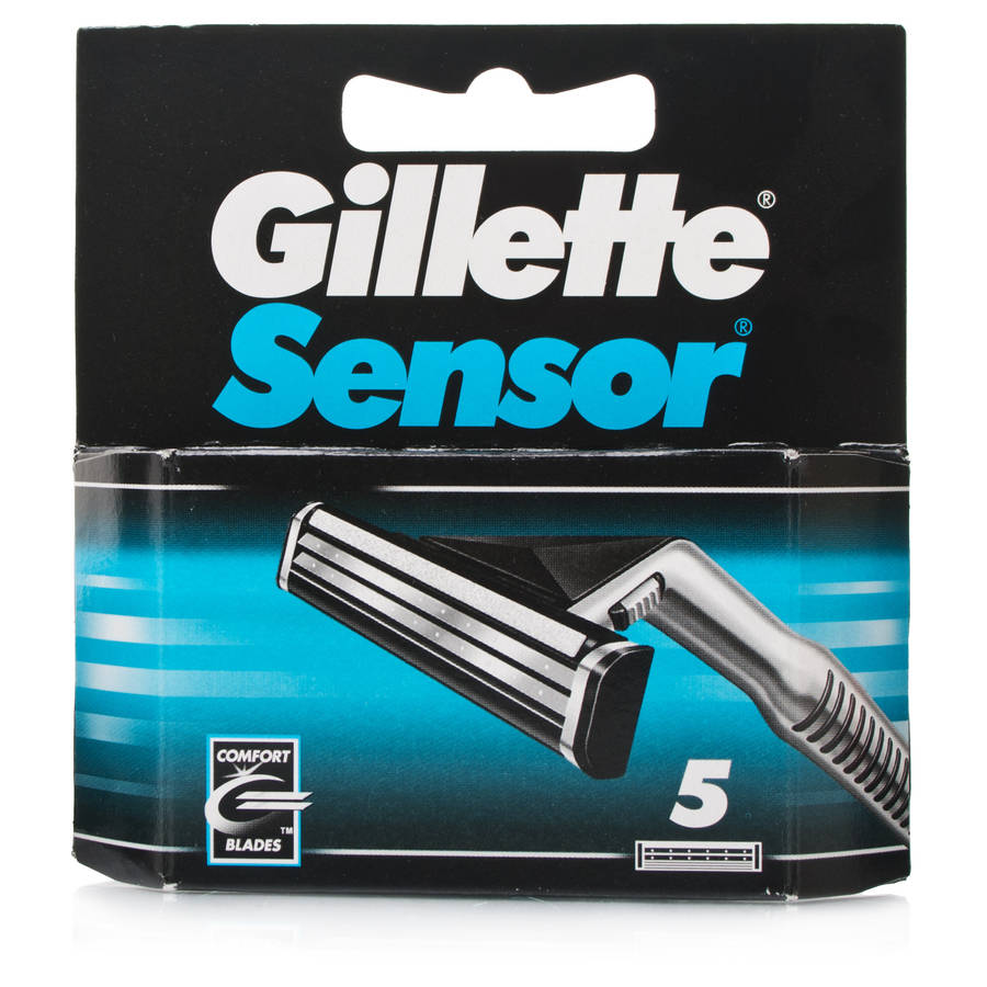 Gillette Sensor Razor Blades x5 per pack - 3 packs available (15 blades!)