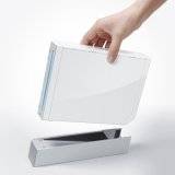 Wii with cradle