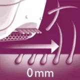 Shaving head with comb