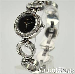 DKNY Ladies' Bracelet Watch NY3778 | Black Dial | NEW