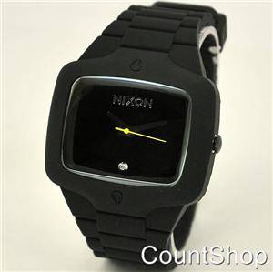 Nixon Rubber Player Analog Watch A139 | Black | NEW
