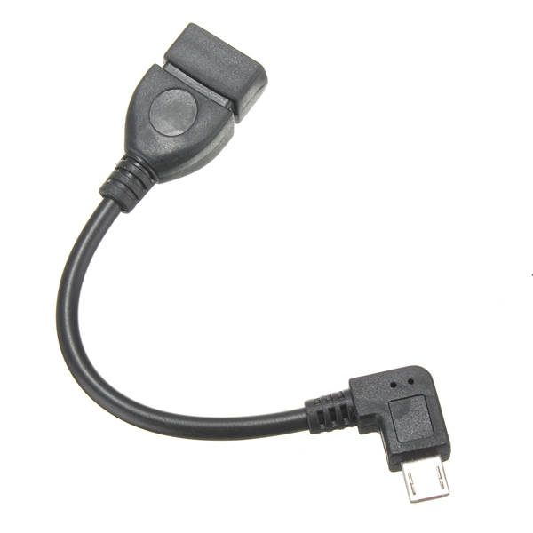 90 Degree Micro USB OTG Cable For Tablet Cellphone