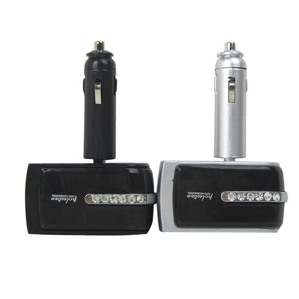 2 Way Car Cigarette Lighter Socket Power Splitter Adapter with USB Interface