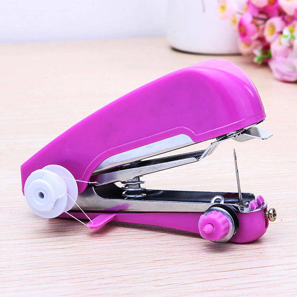 Portable Mini Manual Clothes Sewing Machine Handcraft DIY