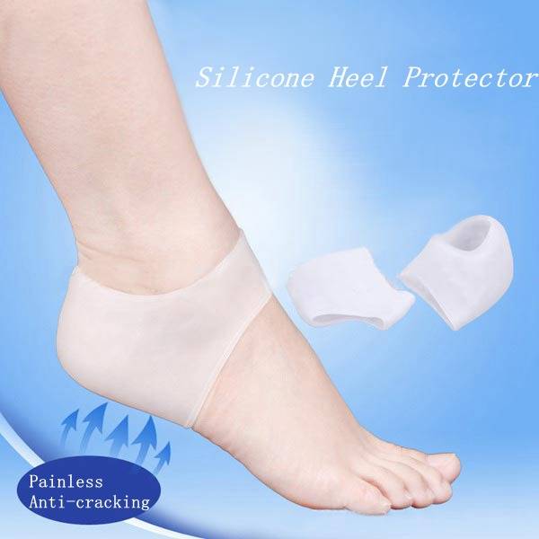 Silicone Gel Heel Protector Painless Anti-cracking Cushion Pad