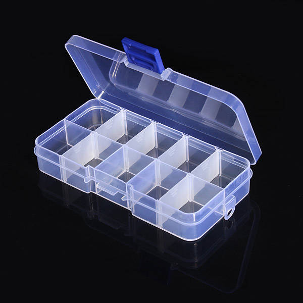 5Pcs 10 Value Electronic Components Storage Assortment Box