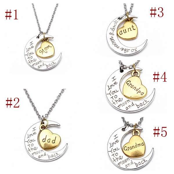 Family Member Letter Necklace
