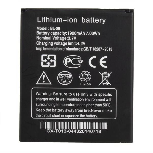 Original 1900mAh Battery Replacement For ThL T6s Smartphone