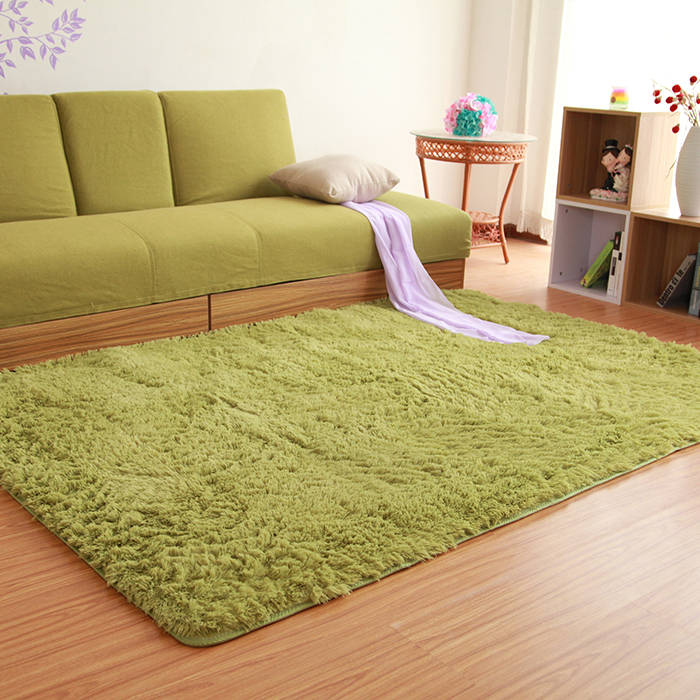 80x120cm Fluffy Anti Skid Shaggy Floor Mat Doorsill Rug Home Bedroom Dining Room Carpet