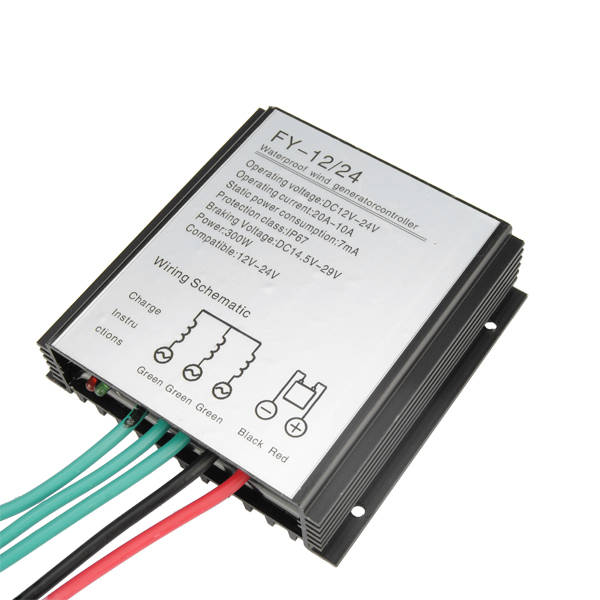 12/24V 300W Turbine Controller Wind Turbine Generator Regulator