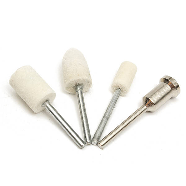 12pcs 320-7000 Grit Sandpapes with 4pcs Polishing Wood Felt