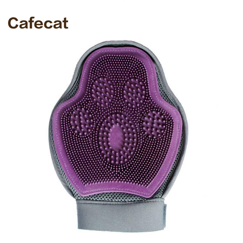 Pet Cat Dog Shower Bath Glove Brush Massage Grooming Cleaning Tool