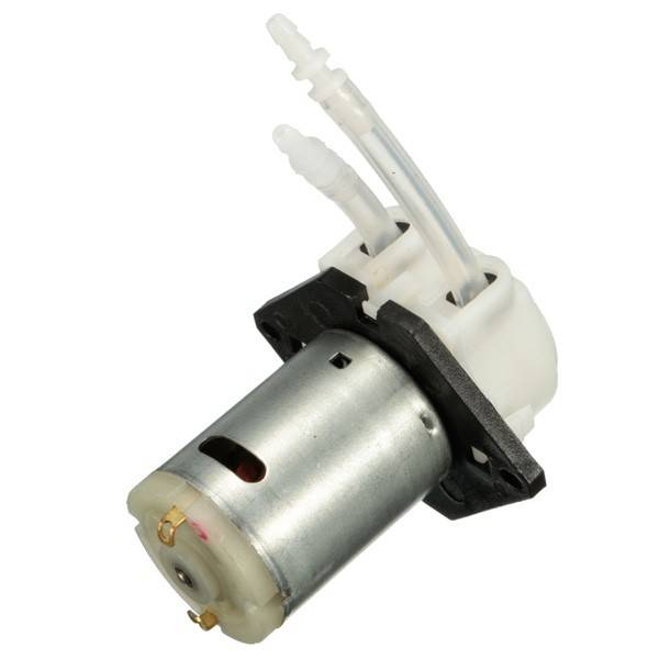 DC 12V D4 Lab Dosing Pump Peristaltic Head Chemical Water Liquid 19~100ml/min