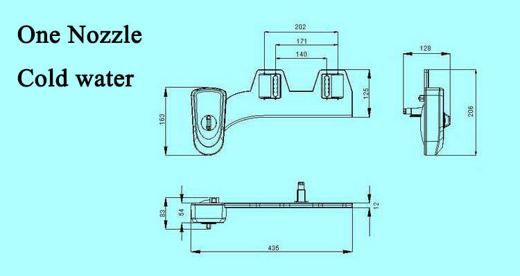 Smart Toilet Bidet Flushbonading Female hygeian Flushing Device