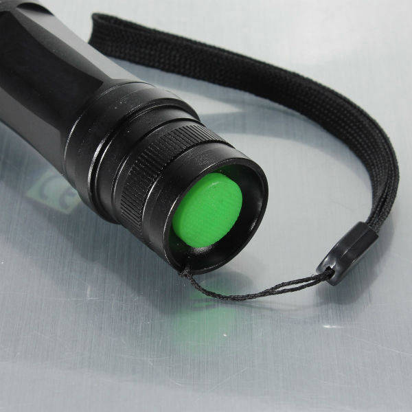 MECO XM-L T6 1800LM 12W Zoomable LED Flashlight Torch