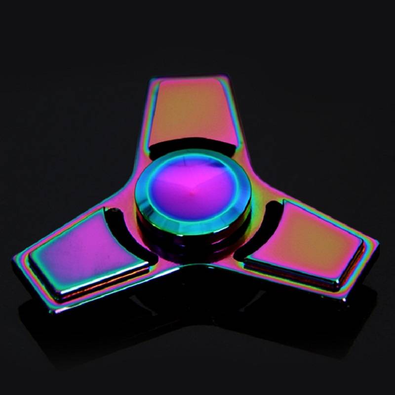 Colorful Rotating Fidget Hand Spinner ADHD Austim Fingertips Fingers Gyro Reduce Stress
